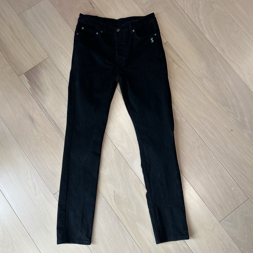 Ksubi 'Chitch' Roll Up Ankle Jeans Black Men's 32 *Measured